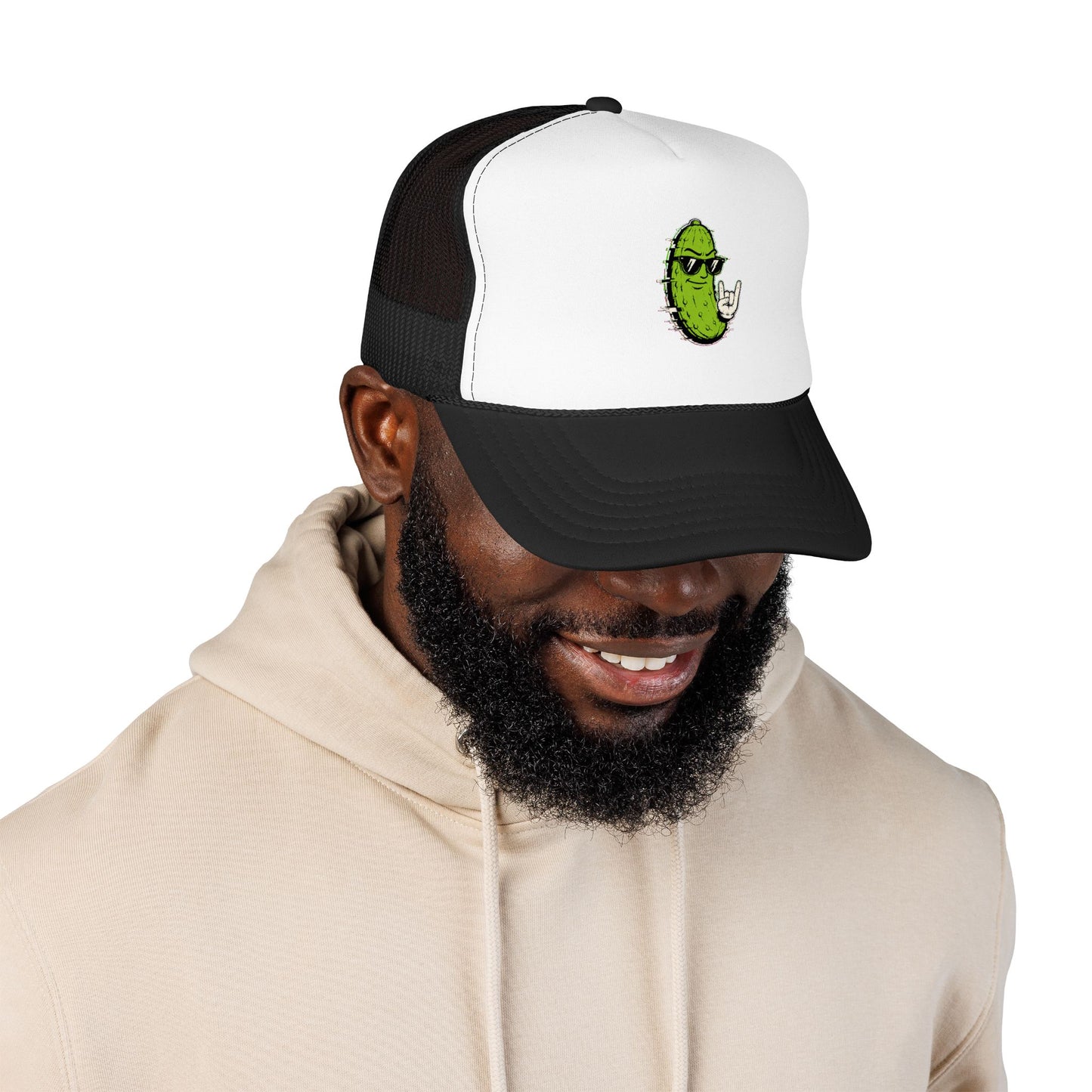 Gherkin's Mother Trucker Hat - Devil Horns
