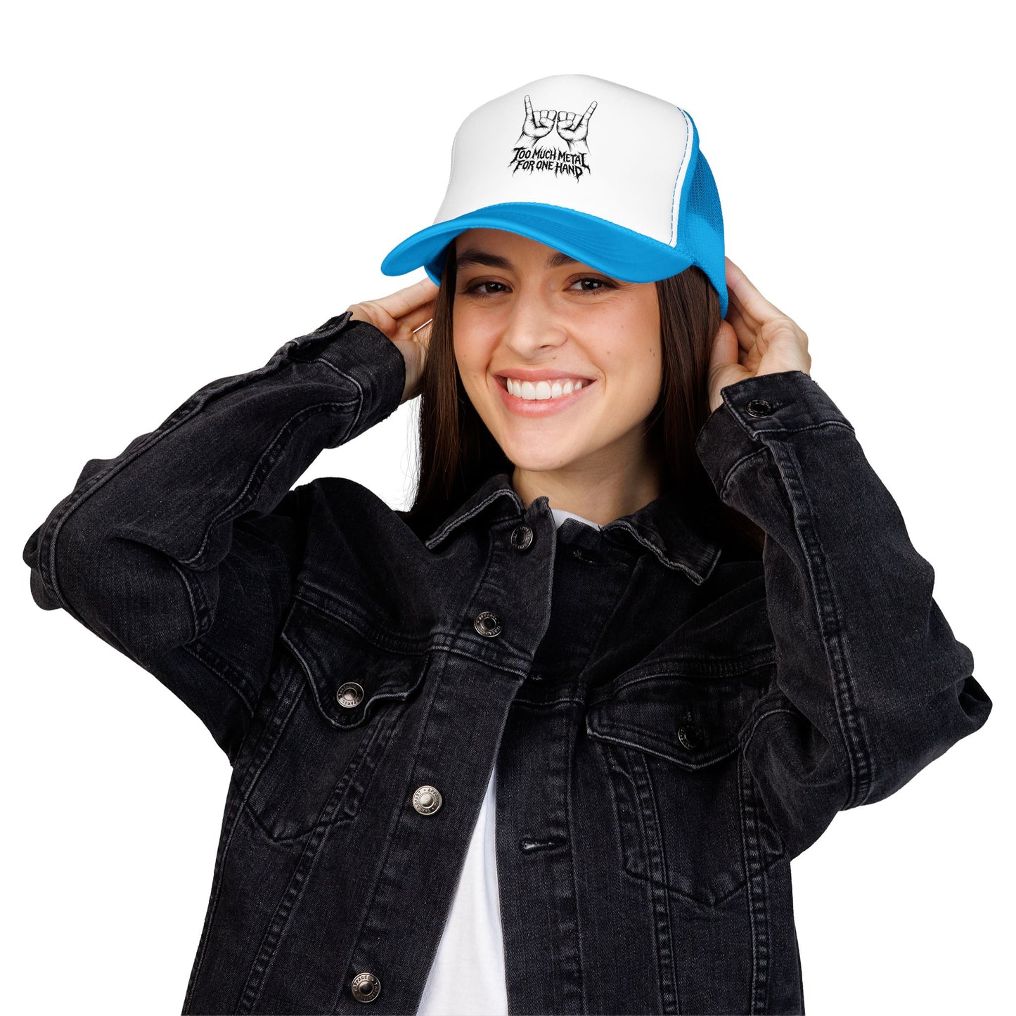 "Too Much Metal For One Hand" Trucker Hat