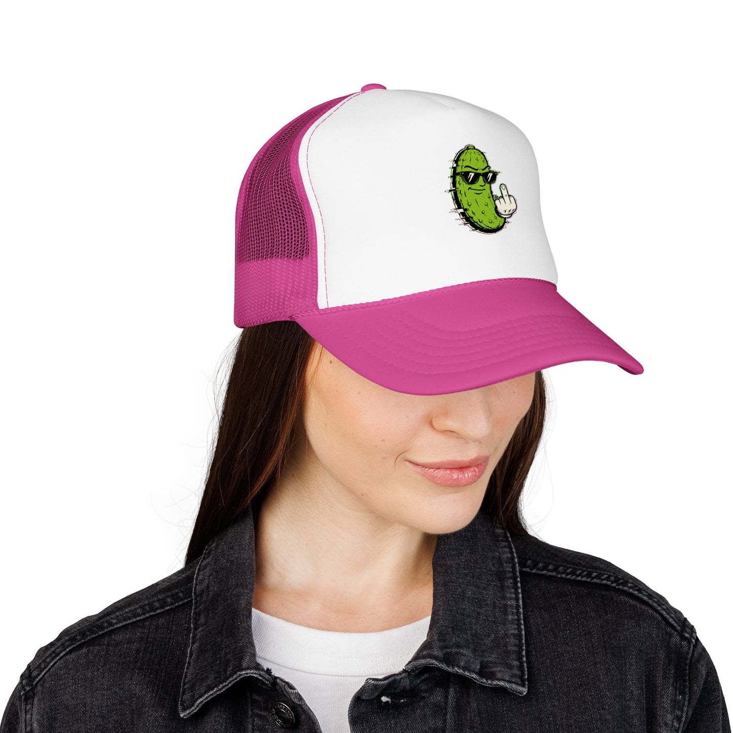 Gherkin's Mother Trucker Hat - Middle Finger