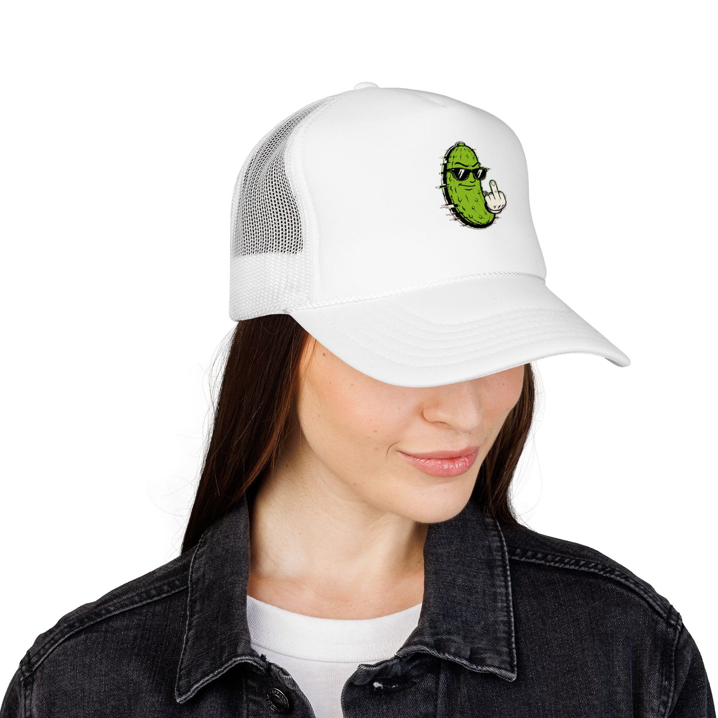 Gherkin's Mother Trucker Hat - Middle Finger
