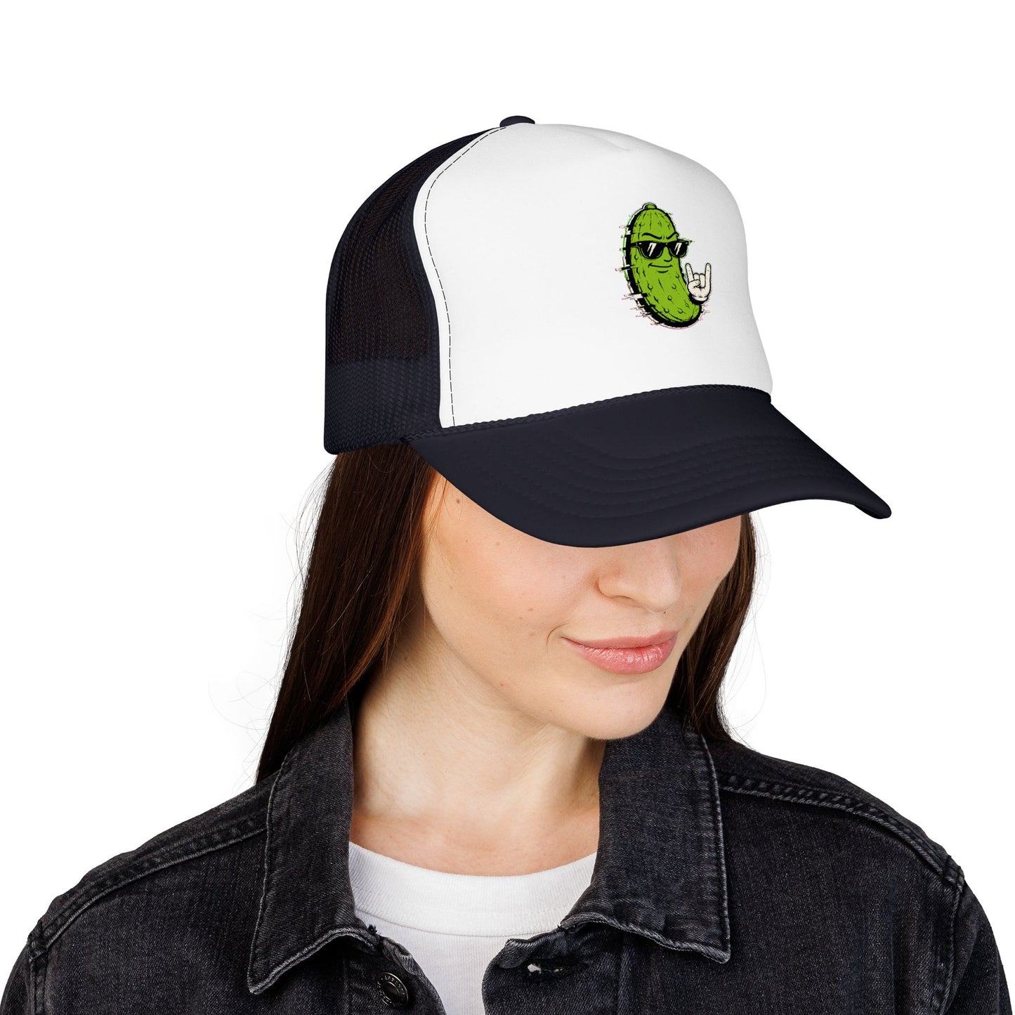 Gherkin's Mother Trucker Hat - Devil Horns