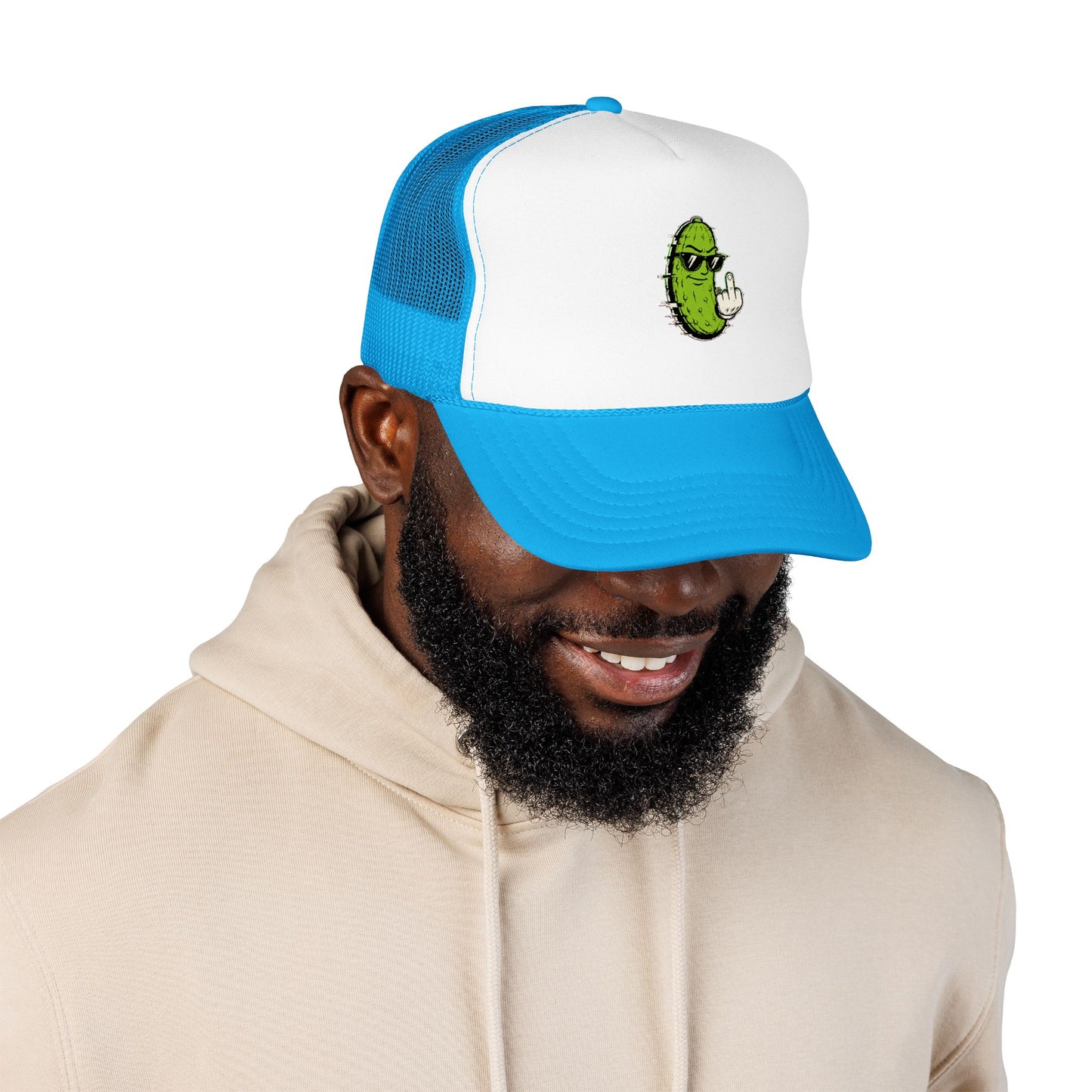 Gherkin's Mother Trucker Hat - Middle Finger