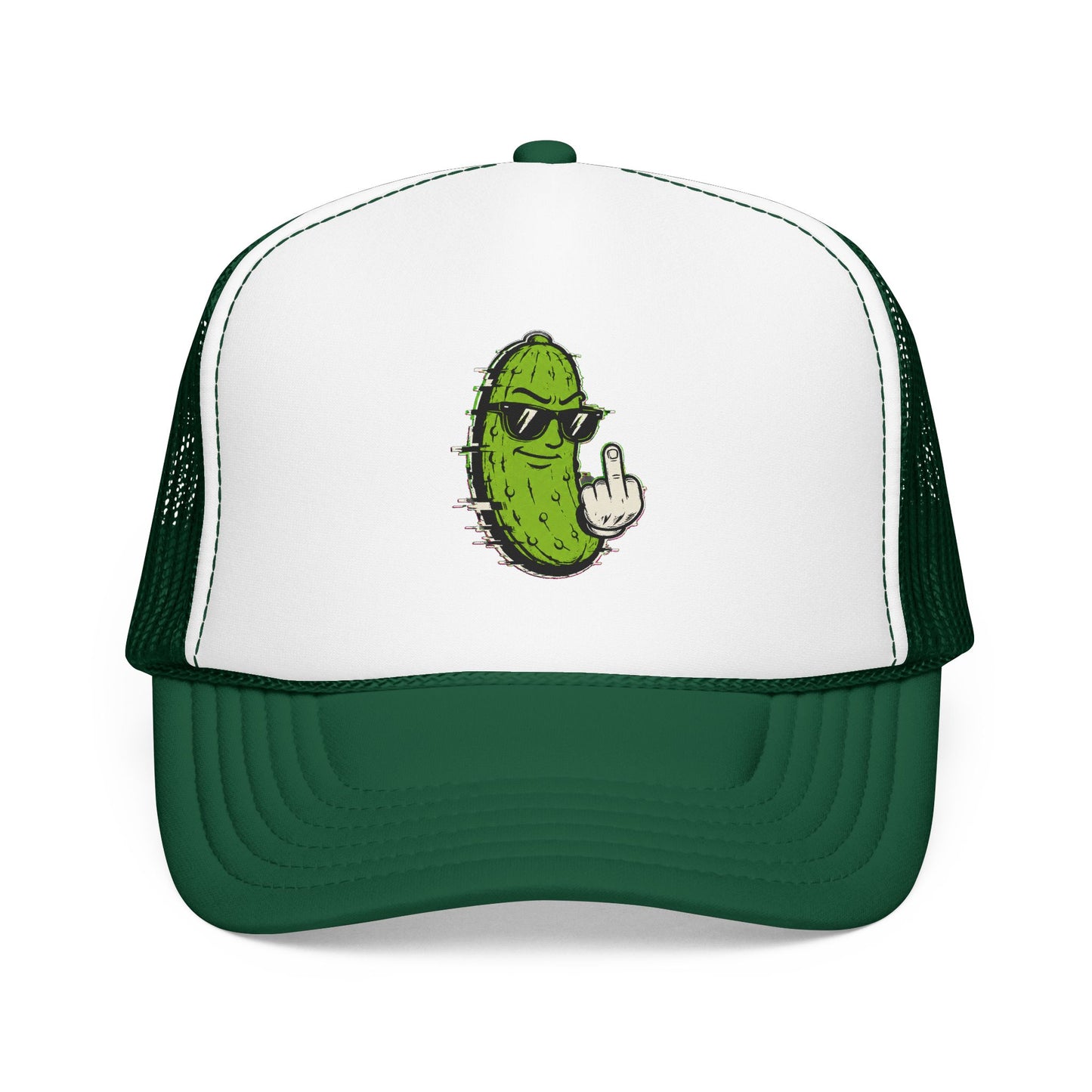 Gherkin's Mother Trucker Hat - Middle Finger