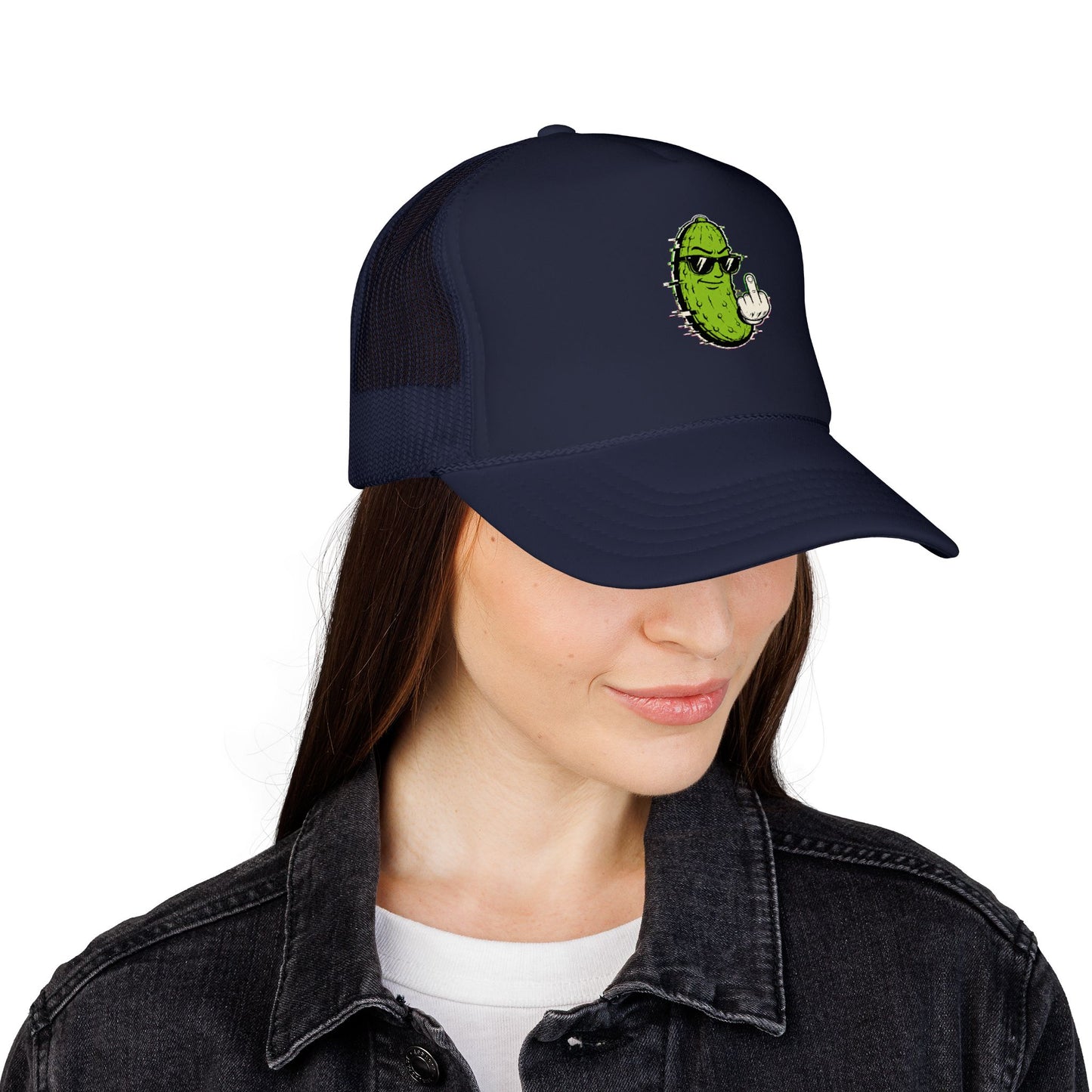 Gherkin's Mother Trucker Hat - Middle Finger
