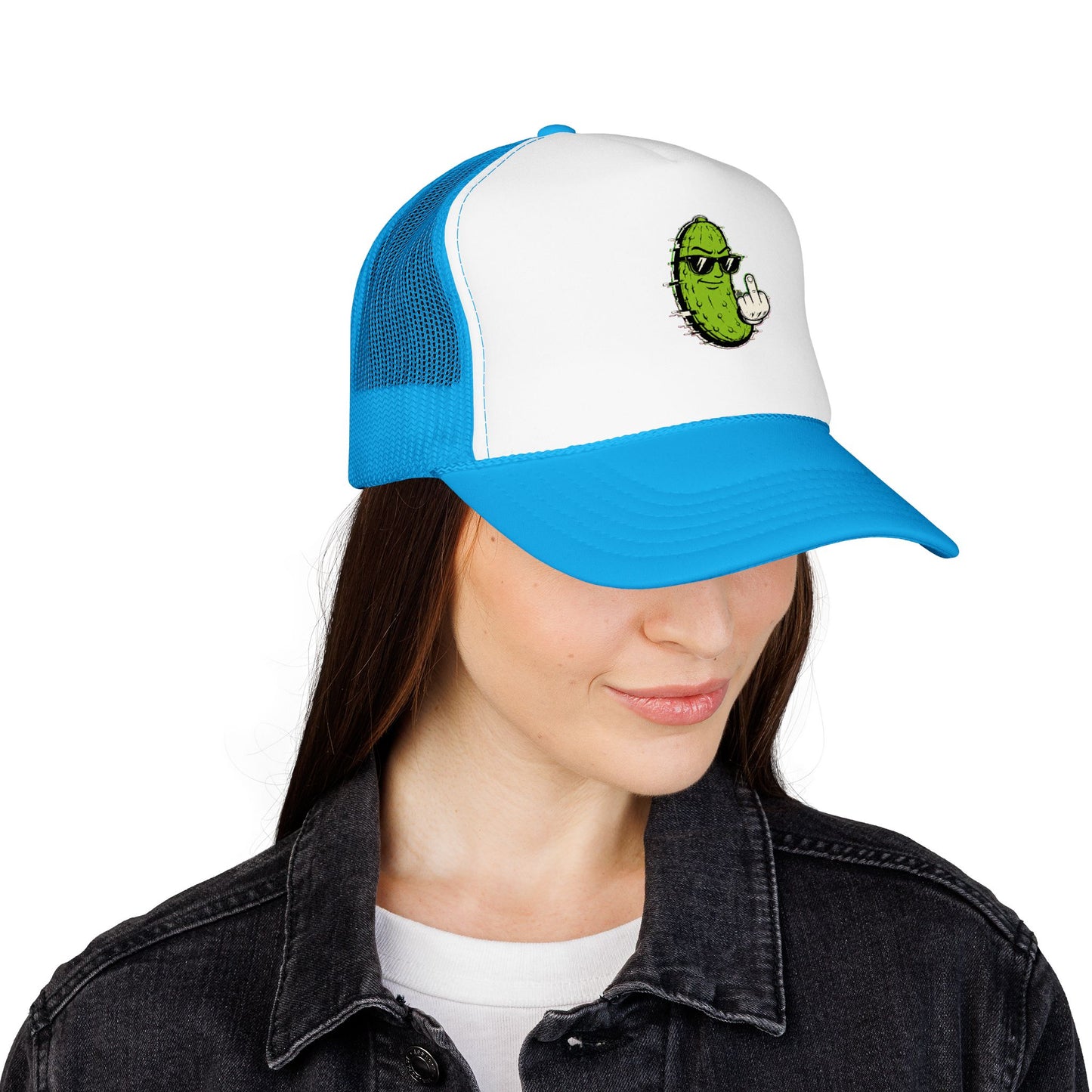 Gherkin's Mother Trucker Hat - Middle Finger
