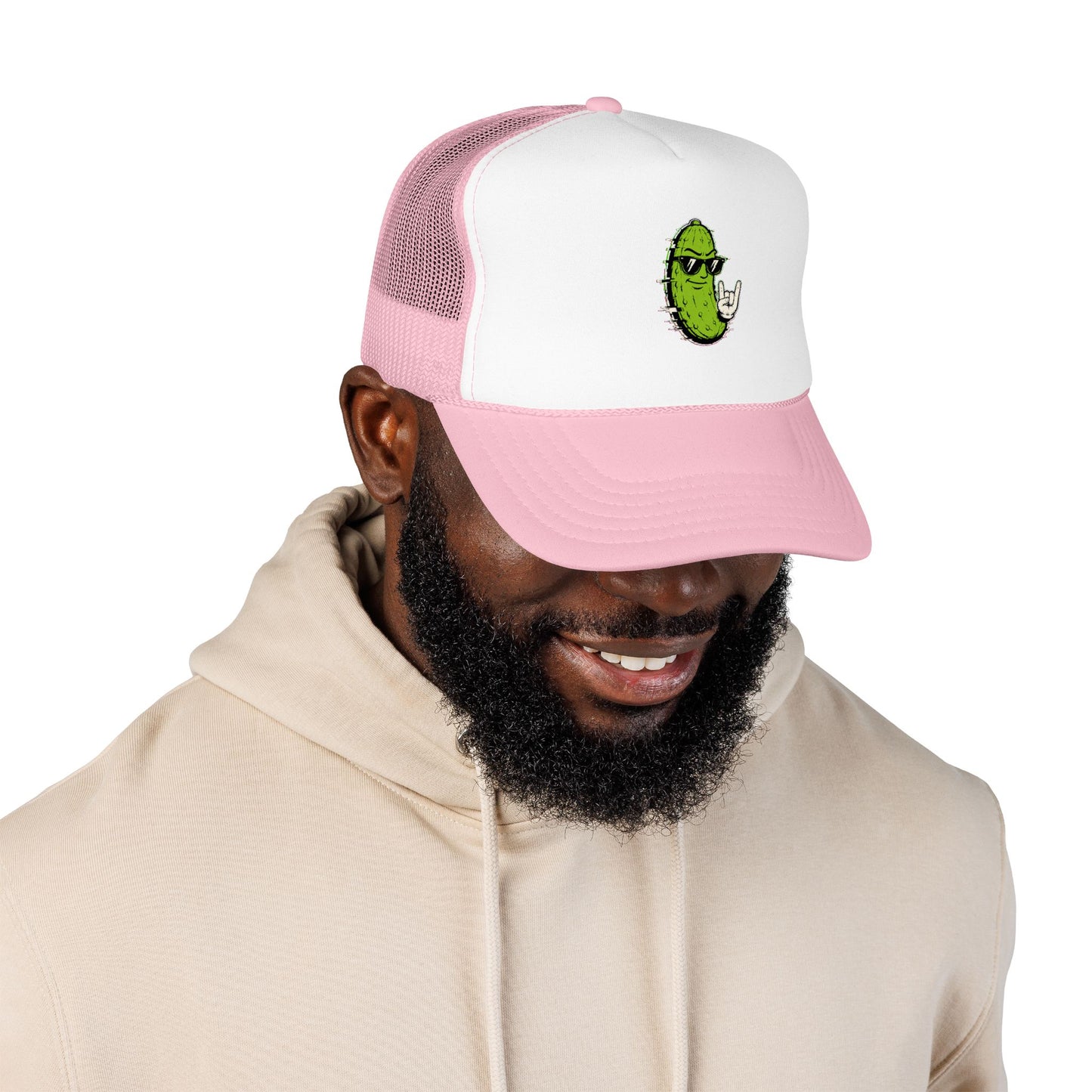 Gherkin's Mother Trucker Hat - Devil Horns