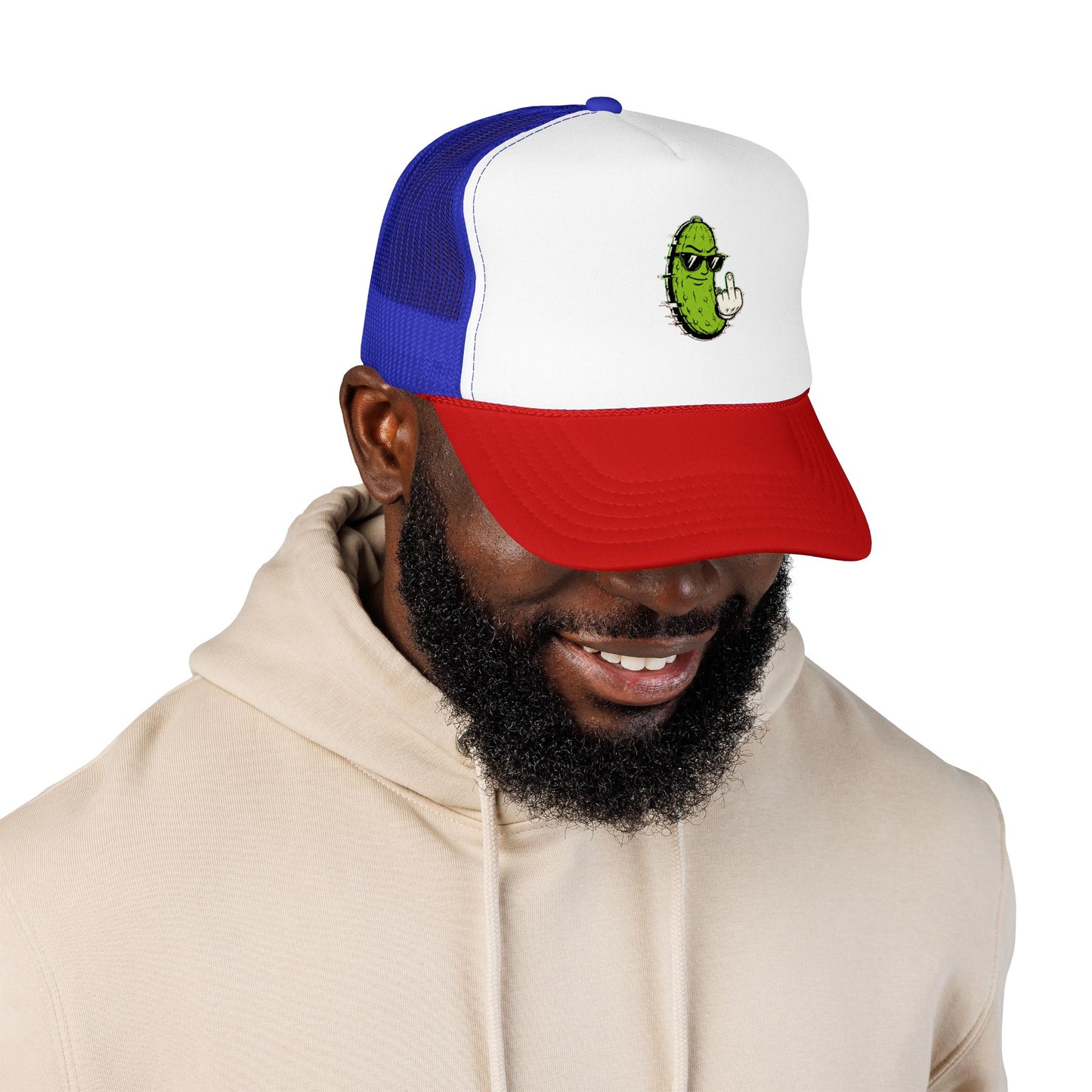 Gherkin's Mother Trucker Hat - Middle Finger