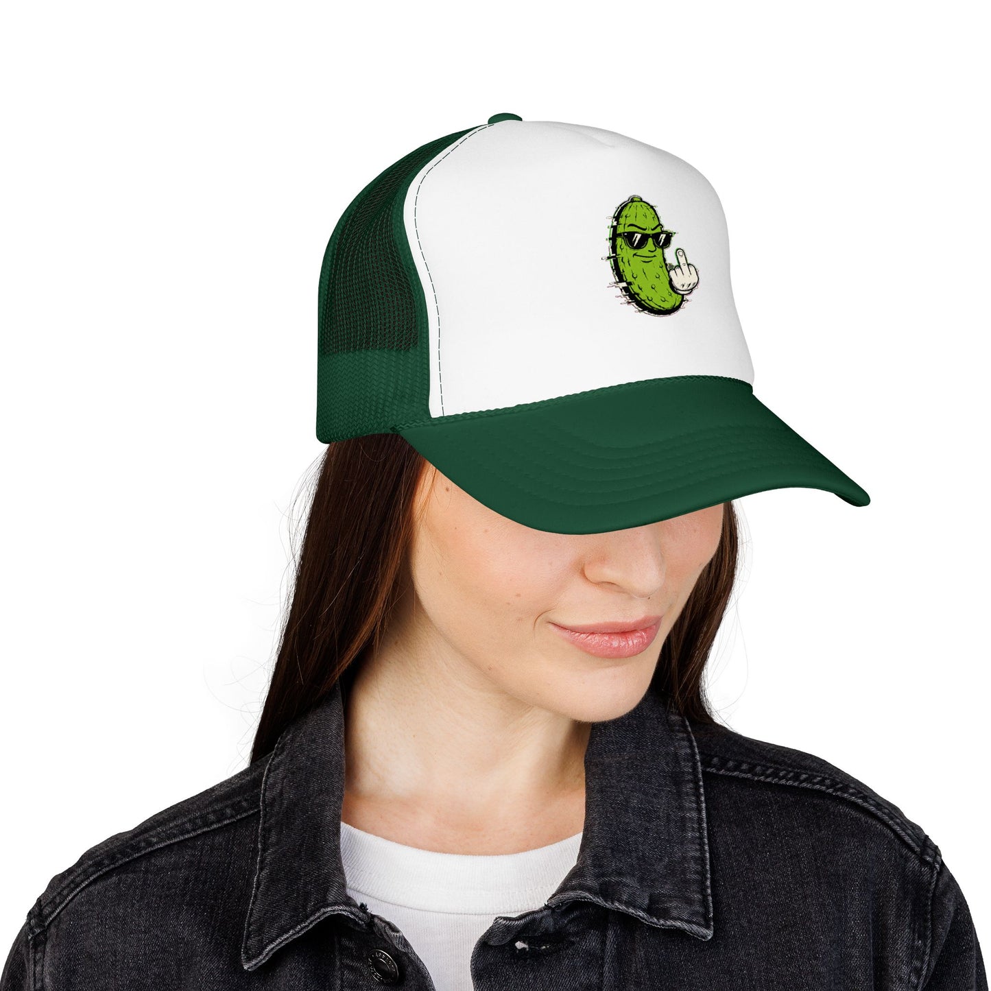 Gherkin's Mother Trucker Hat - Middle Finger
