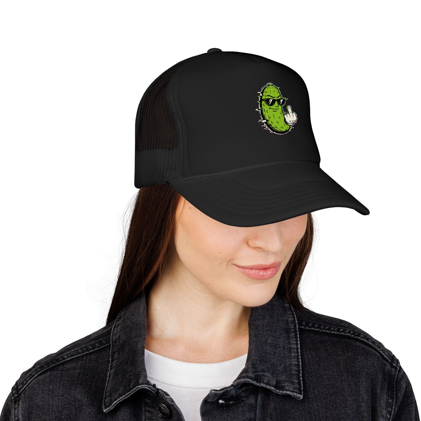 Gherkin's Mother Trucker Hat - Middle Finger