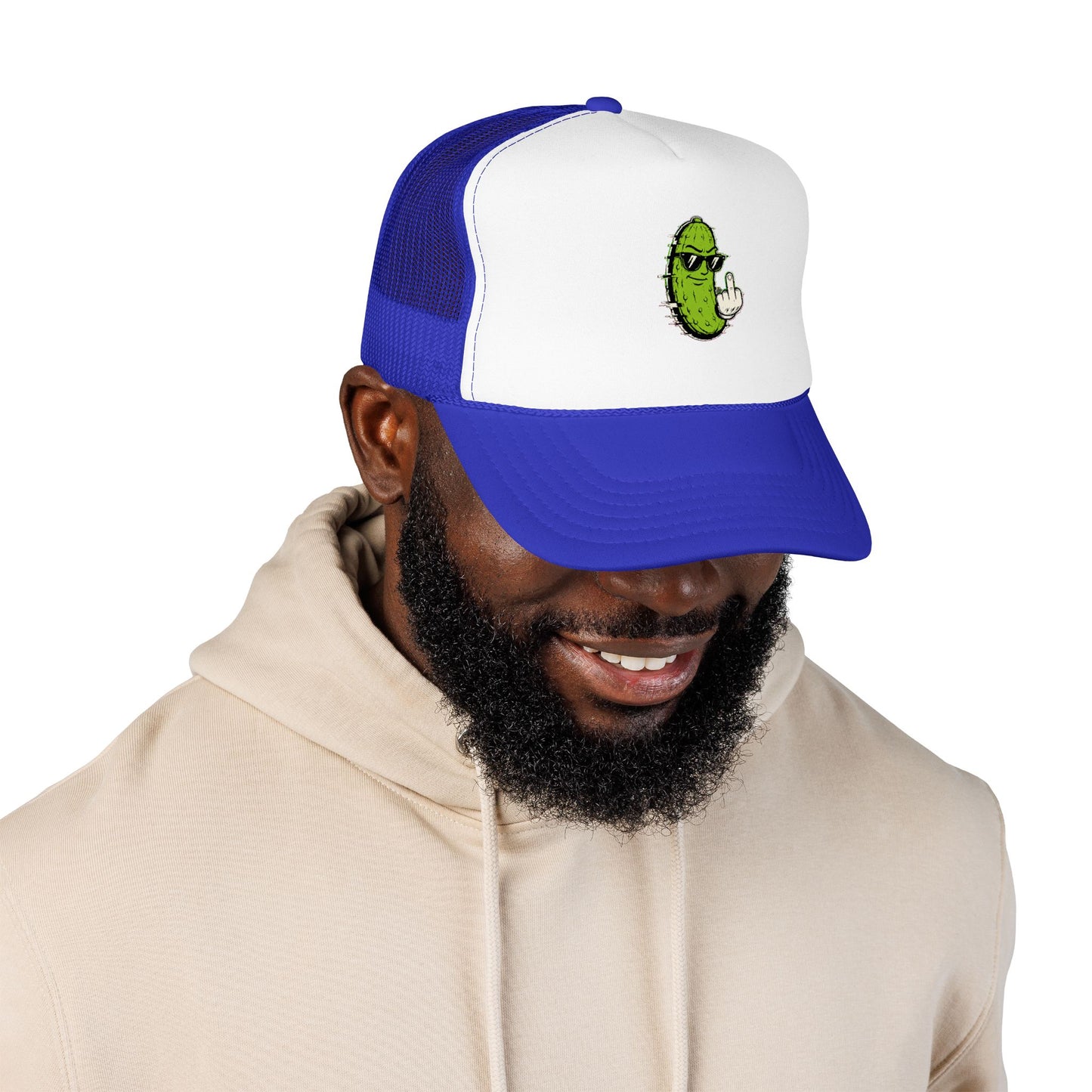 Gherkin's Mother Trucker Hat - Middle Finger