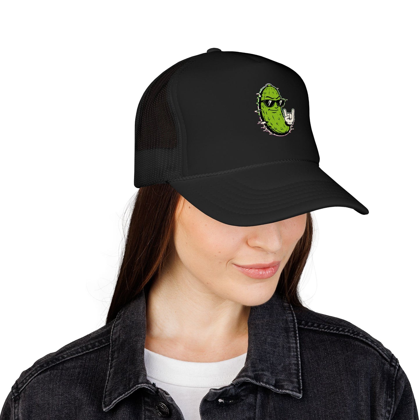 Gherkin's Mother Trucker Hat - Devil Horns