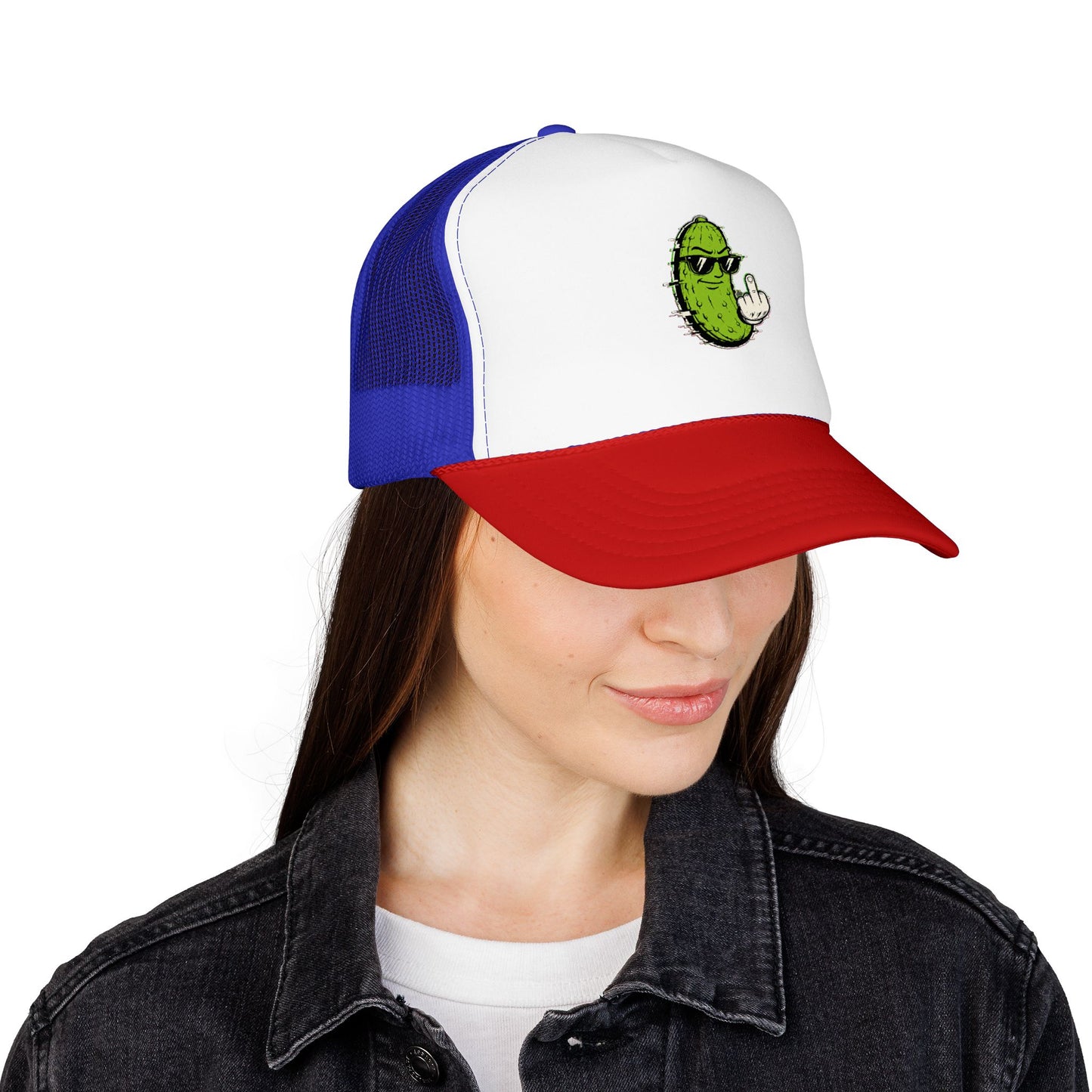 Gherkin's Mother Trucker Hat - Middle Finger