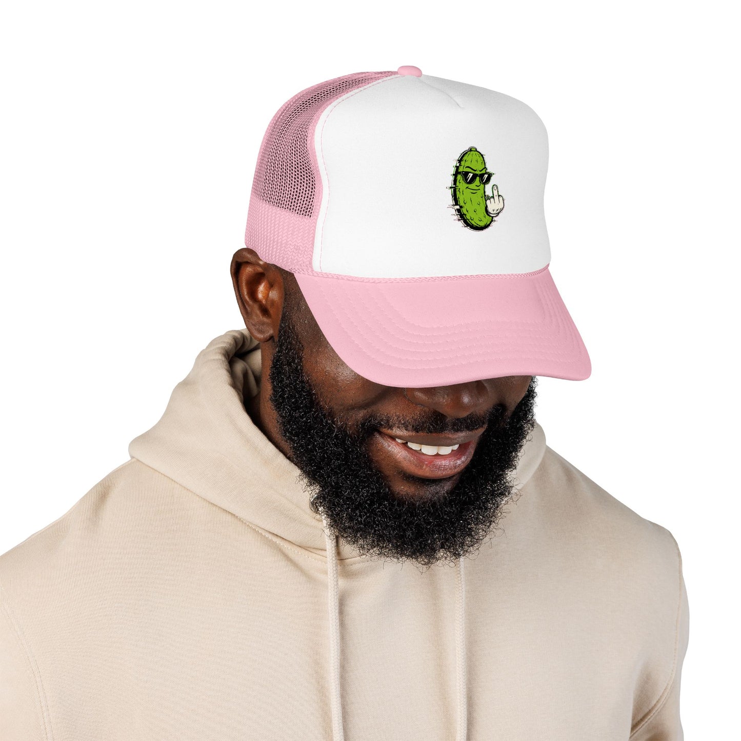 Gherkin's Mother Trucker Hat - Middle Finger