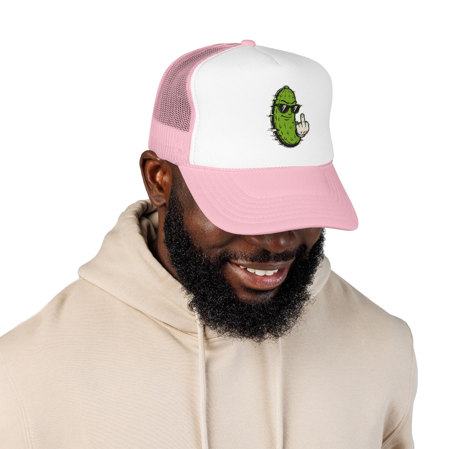 Gherkin's Mother Trucker Hat - Middle Finger