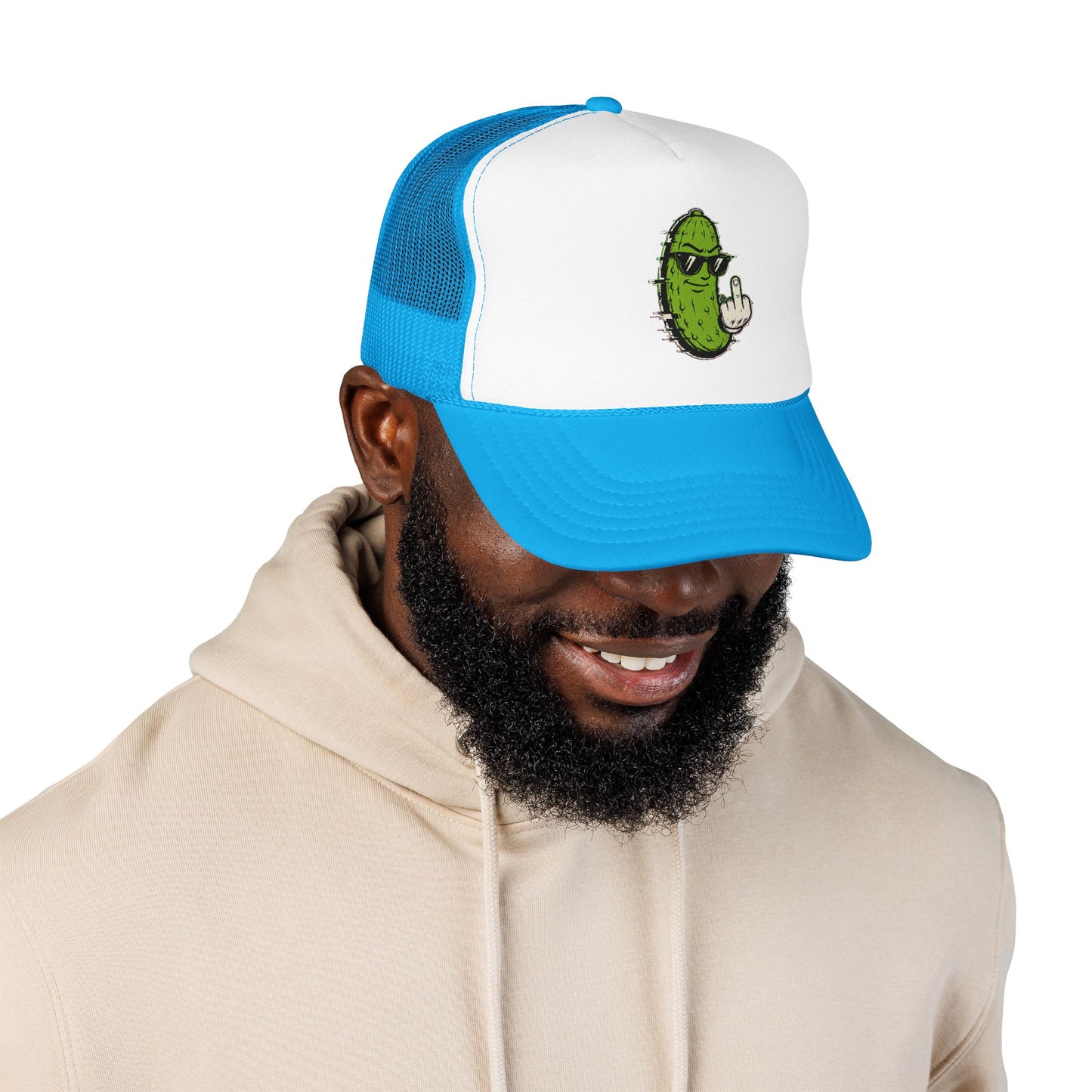 Gherkin's Mother Trucker Hat - Middle Finger