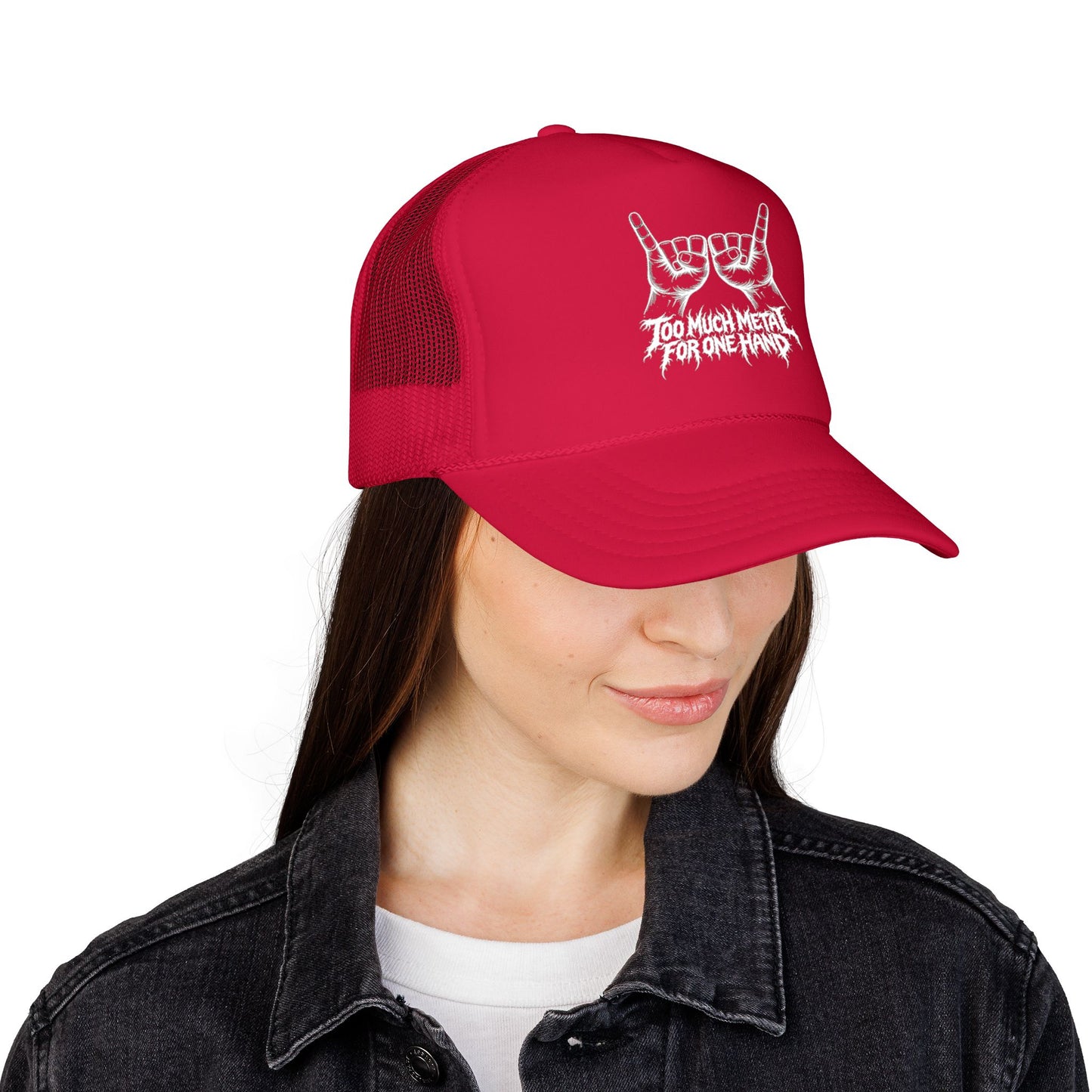 "Too Much Metal For One Hand" Trucker Hat