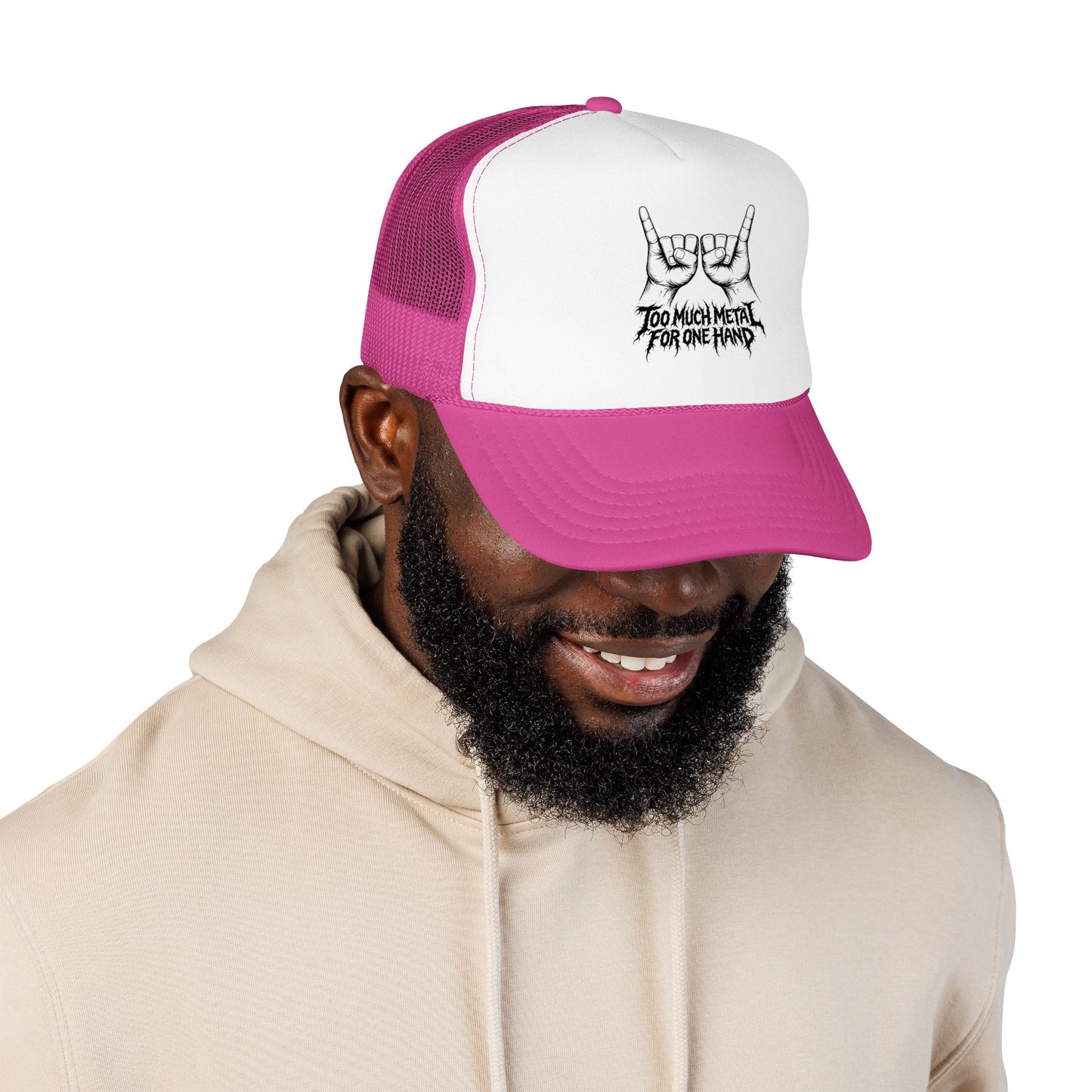 "Too Much Metal For One Hand" Trucker Hat