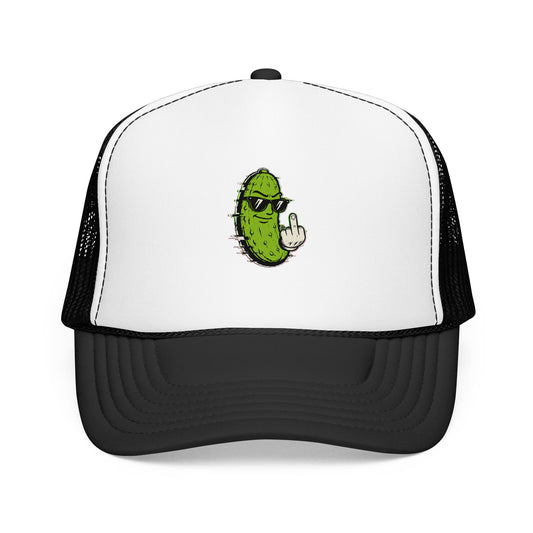 Gherkin's Mother Trucker Hat - Middle Finger