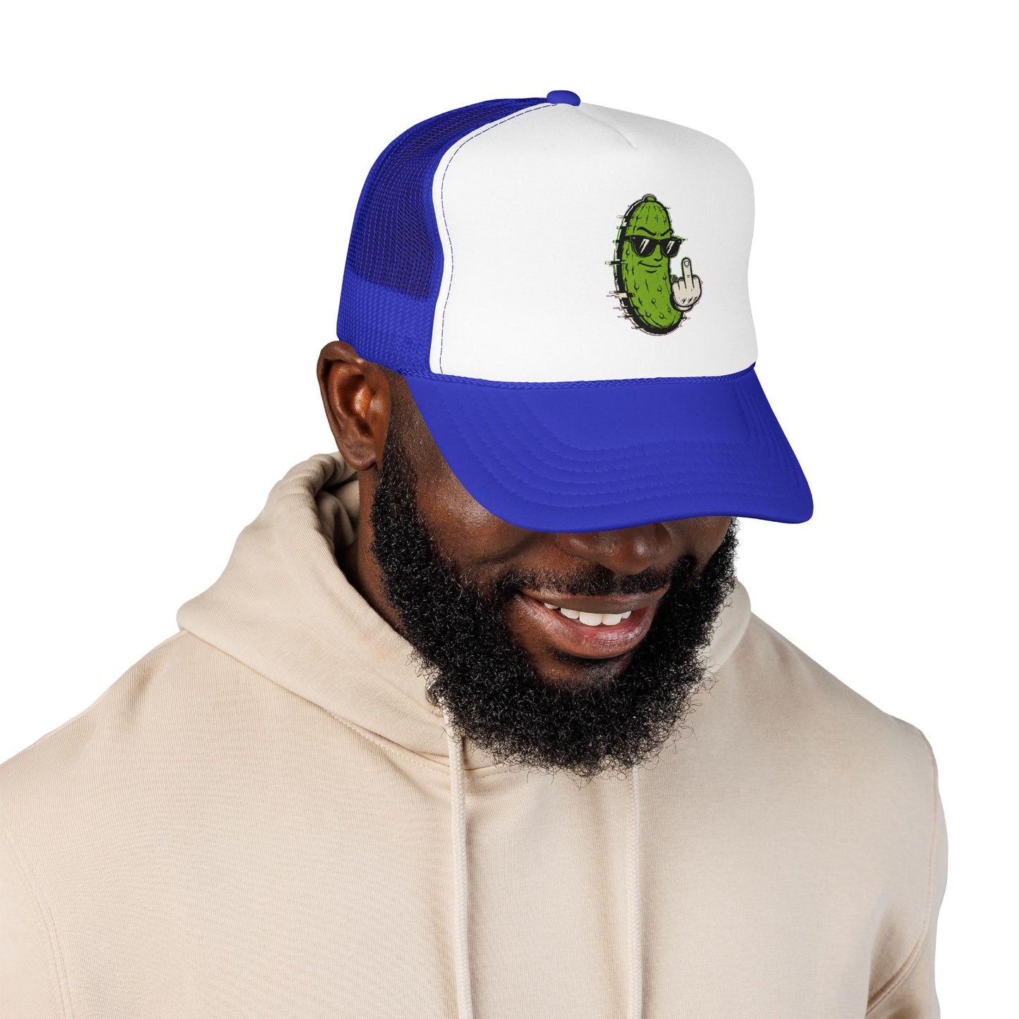 Gherkin's Mother Trucker Hat - Middle Finger