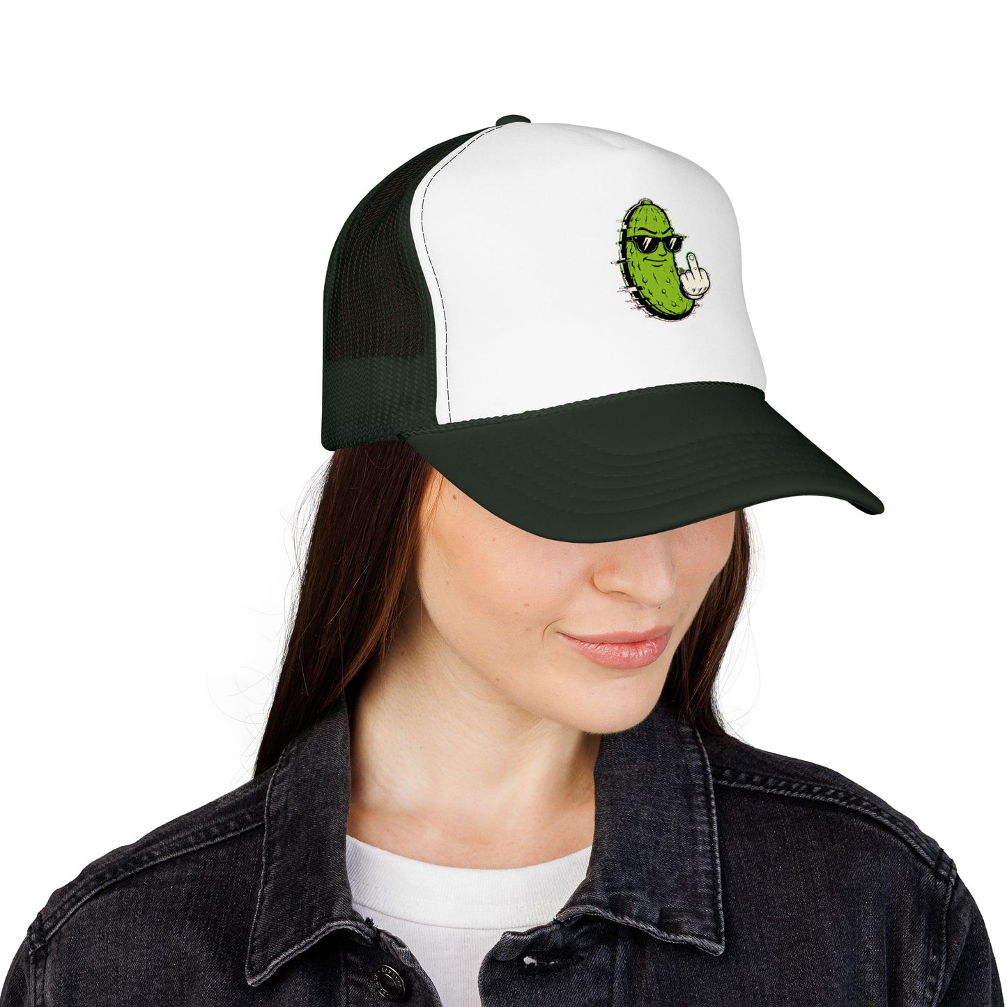 Gherkin's Mother Trucker Hat - Middle Finger